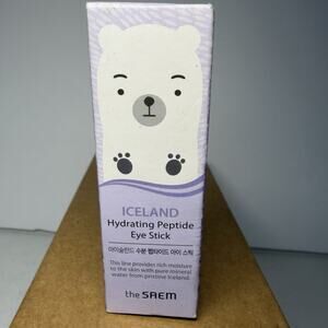 THE SAEM Iceland Hydrating Peptide Eye Stick 7g NIB